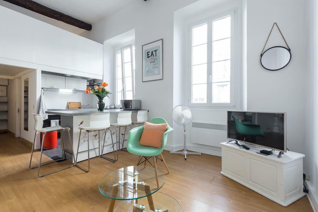 Nicelidays - Le Suede - Carre D'Or - 2Min From Beaches Bagian luar foto