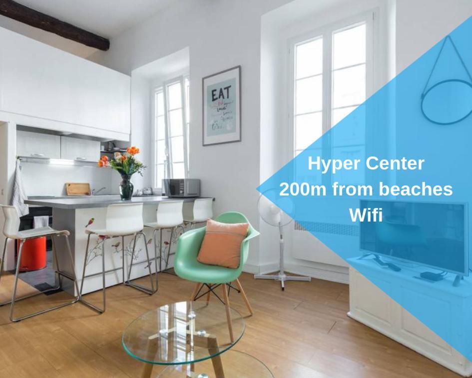 Nicelidays - Le Suede - Carre D'Or - 2Min From Beaches Bagian luar foto
